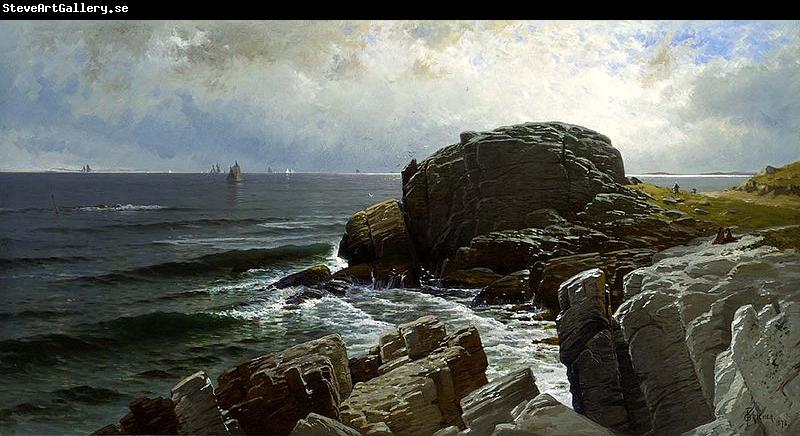 Alfred Thompson Bricher Castle Rock, Marblehead